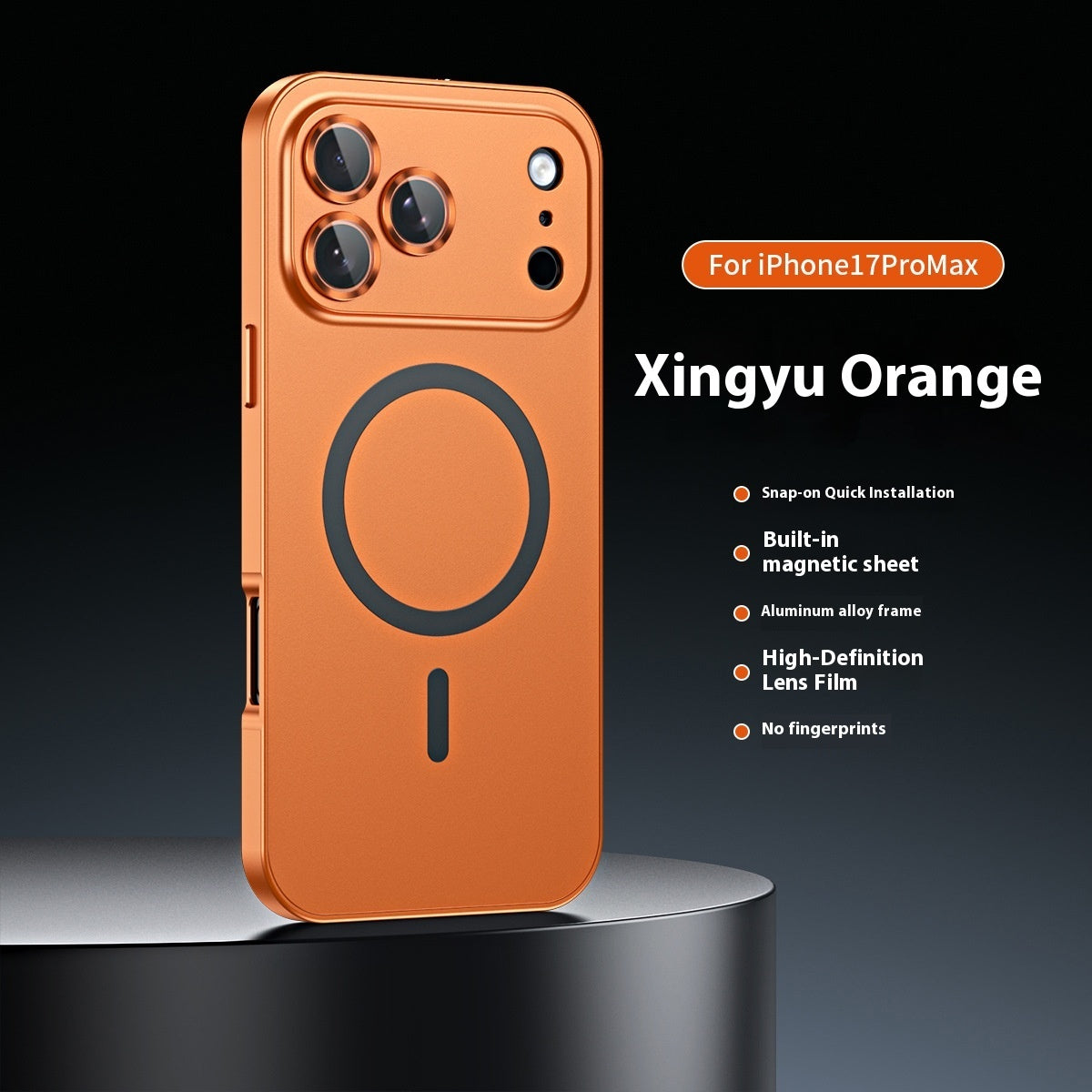 Metal Aluminum Alloy Frame Magnetic Phone Case